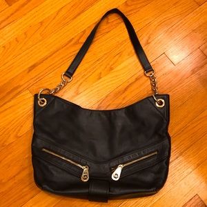MICHAEL KORS Black Leather Purse